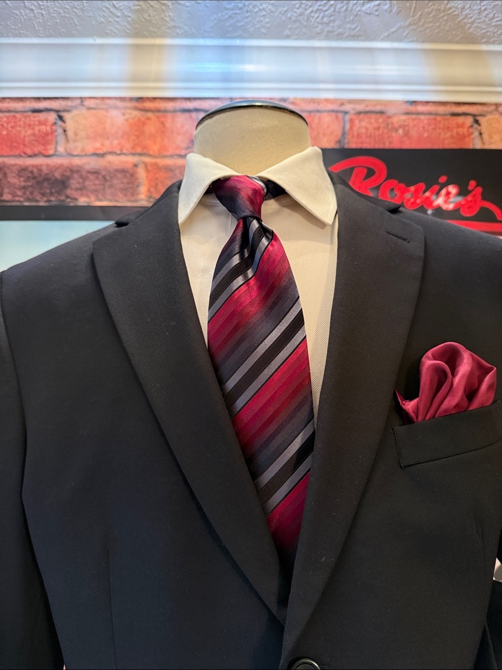 Pronto Uomo Black Sport Coat